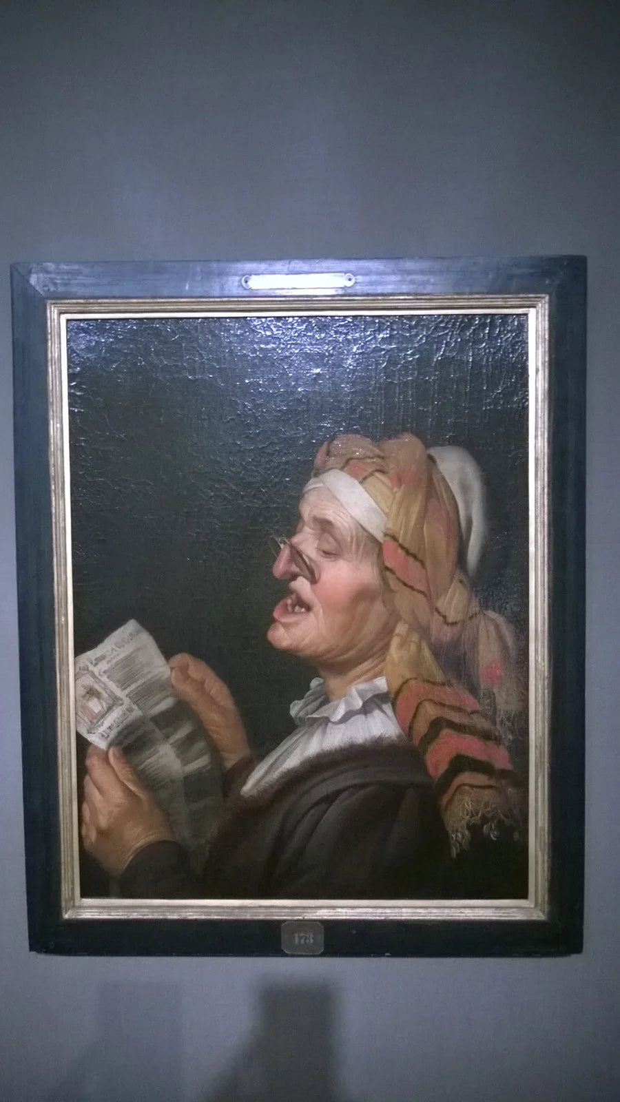 Stara kobieta śpiewająca - Gerrit van Honthorst