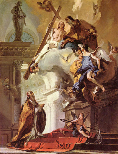 Une vision de la Trinité - Giovanni Battista Tiepolo - Alpha Reproduction