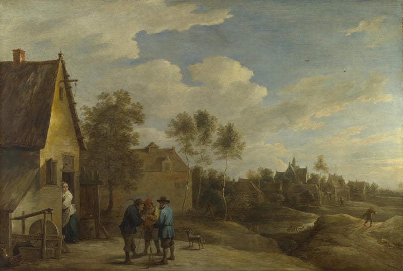 Widok na wioskę - David Teniers Młodszy