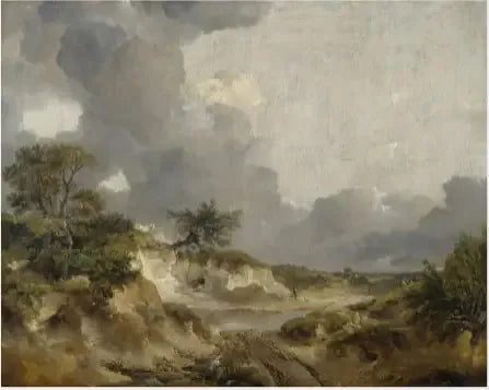 Widok na Suffolku - Thomas Gainsborough