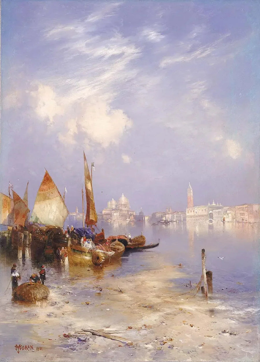 Widok Wenecji - Thomas Moran