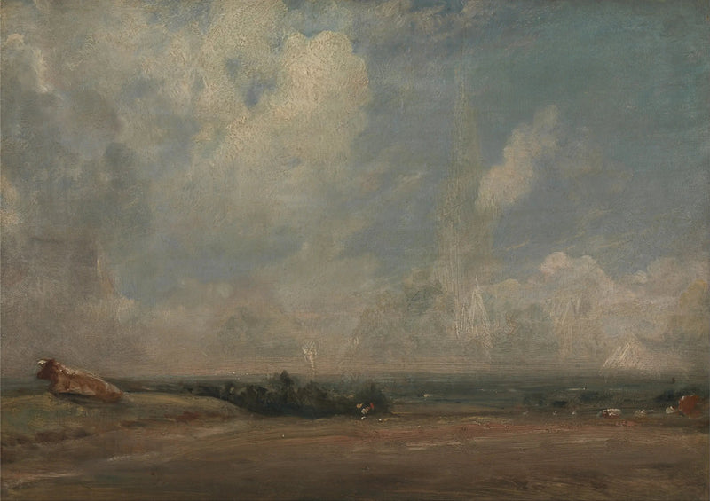 Widok z Hampstead Heath (?) - John Constable