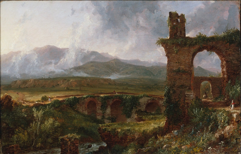 Widok w pobliżu Tivoli (rano) - Thomas Cole