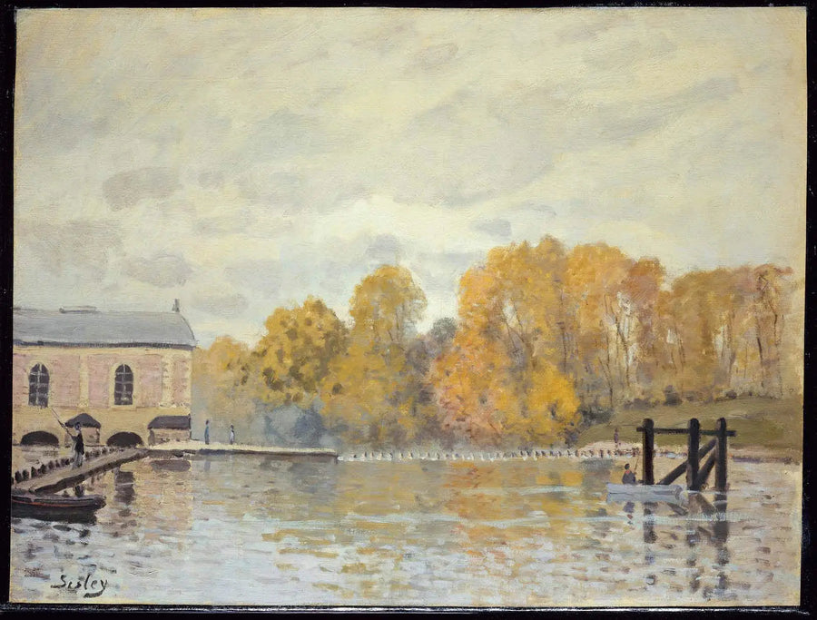 Fabryka wody w Marly - Alfred Sisley
