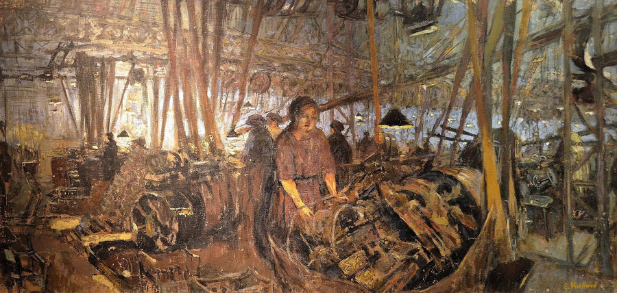 Fabryka zbrojeniowa w Lyonie: wieże - Édouard Vuillard