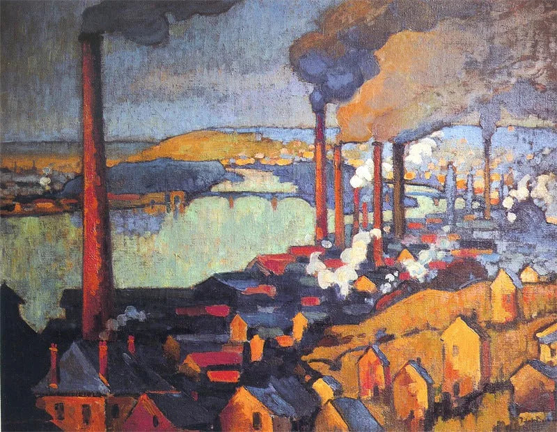 Zakłady wodne Eauplet - Robert Antoine Pinchon