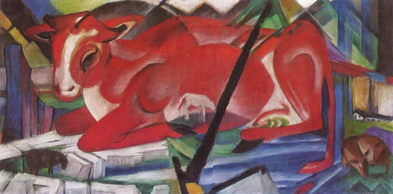 Krowa świata - Franz Marc