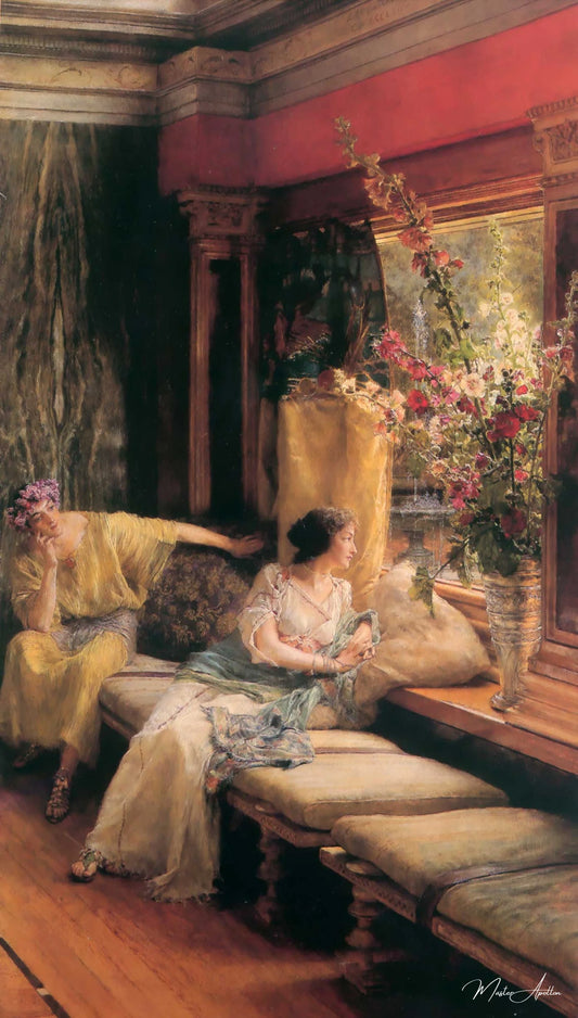 Vaines fréquentations - Lawrence Alma-Tadema Reproductions de tableaux à la peinture à l’huile