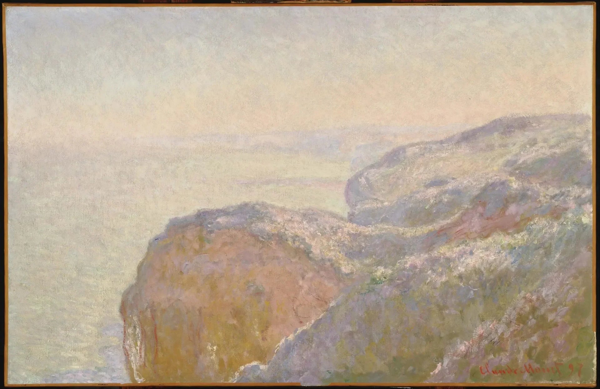 Val-Saint-Nicolas, près de Dieppe (matin) - Claude Monet image 1 reproduction de peinture à l’huile