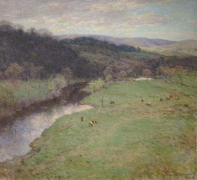 Dolina wiosną - Willard Metcalf