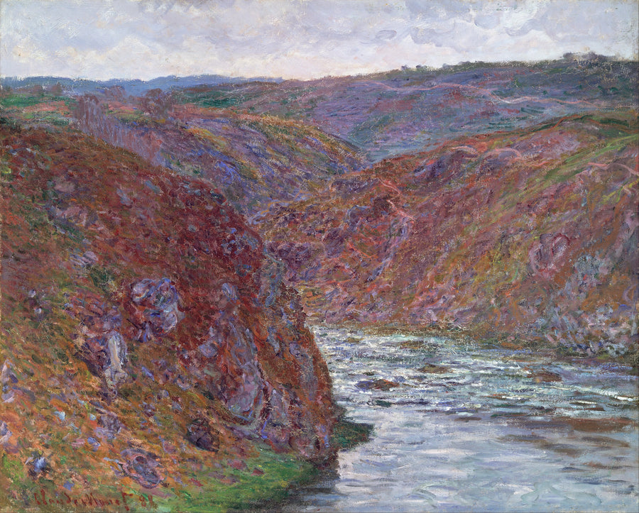 Dolina Creuse (szary dzień) - Claude Monet
