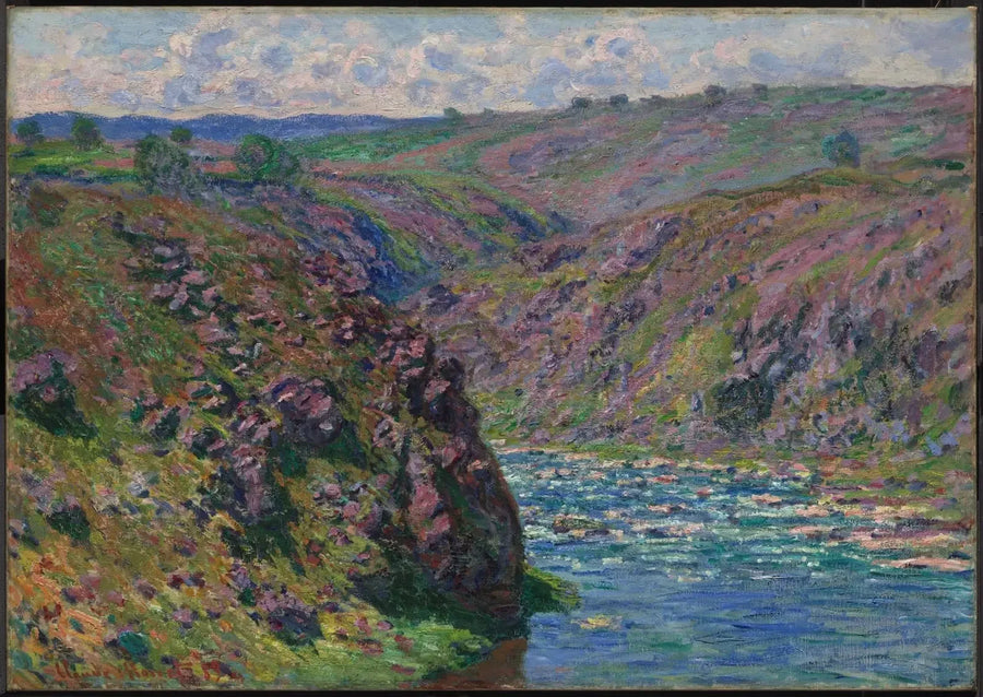 Dolina Creuse, efekt słońca W1219 - Claude Monet
