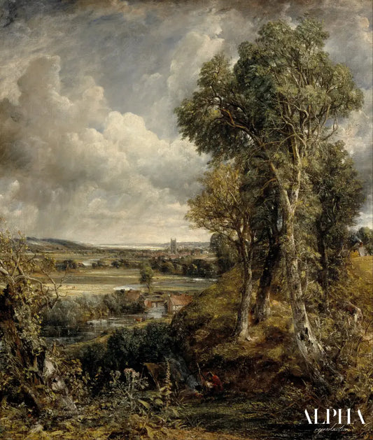 Vallée de Dedham - John Constable - Reproductions de tableaux et peintures haut de gamme