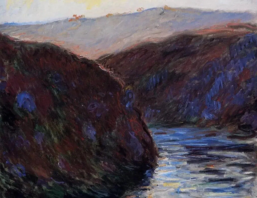 Dolina Creuse, efekt wieczoru - Claude Monet