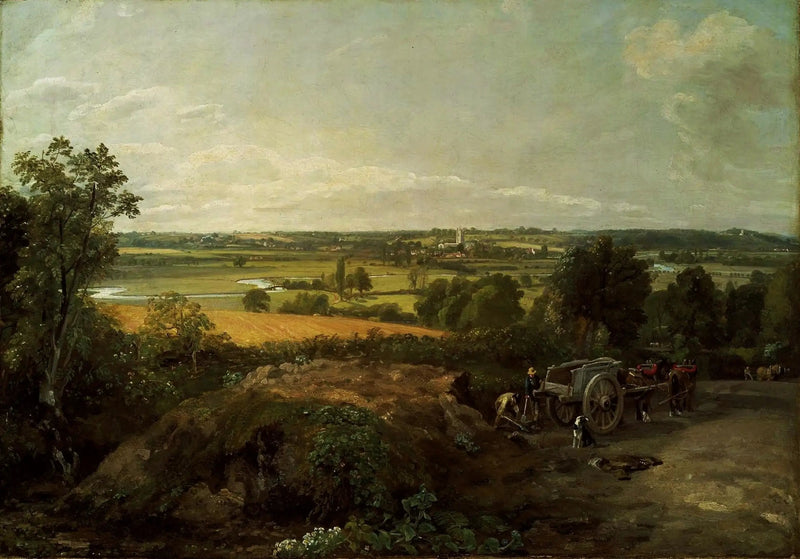Dolina Stour i kościół w Dedham - John Constable