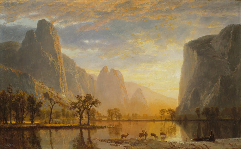 Dolina Yosemite - Albert Bierstadt