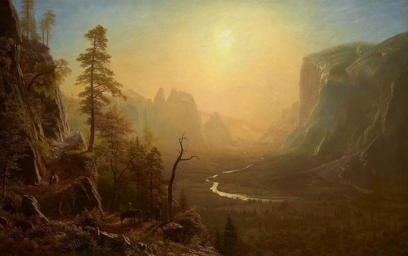 Dolina Yosemite, szlak Glacier Point - Albert Bierstadt