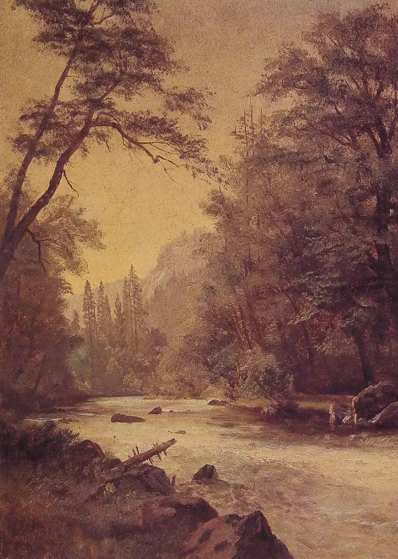 Dolina Yosemite Dolna - Albert Bierstadt