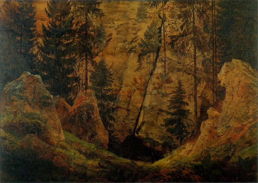 Górska dolina - Caspar David Friedrich