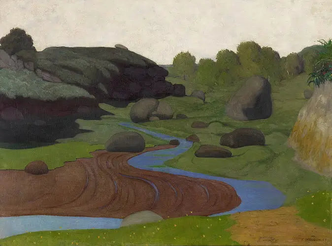 Vallon bretoński, Troieras - Félix Vallotton