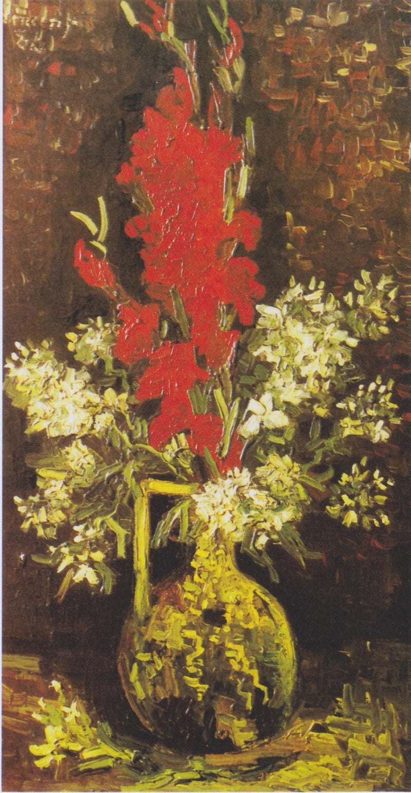 Wazon z czerwonymi i białymi kwiatami - Vincent van Gogh