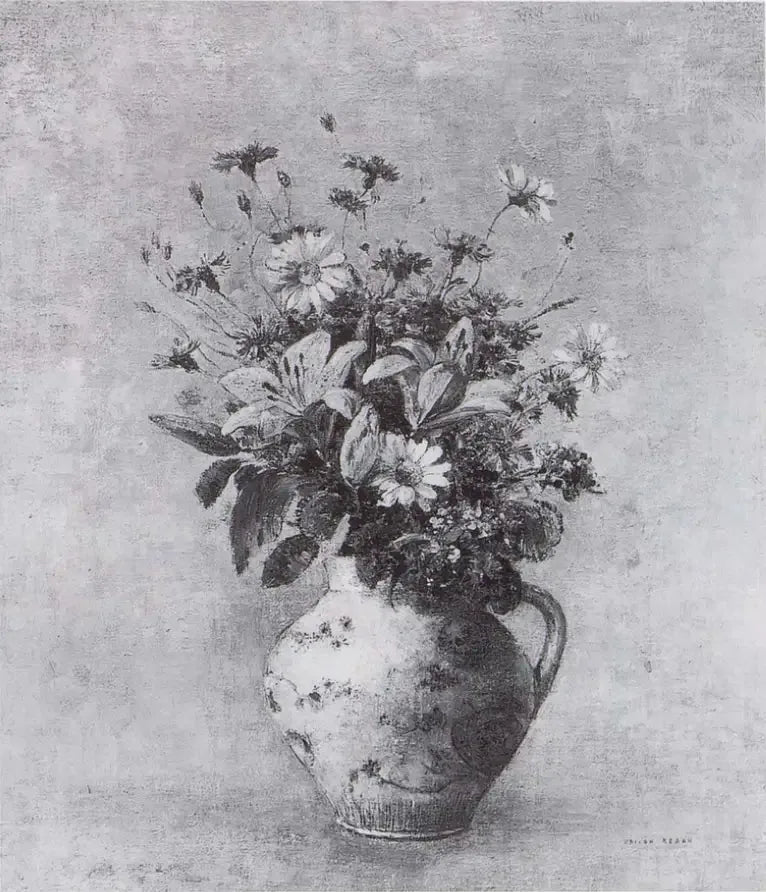 Wazon na kwiaty - Odilon Redon