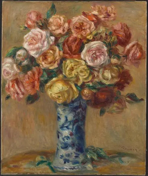 Wazon z kwiatami - Pierre-Auguste Renoir