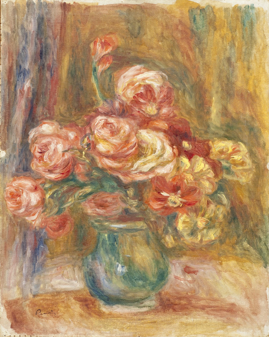 Wazon z różami - Pierre-Auguste Renoir