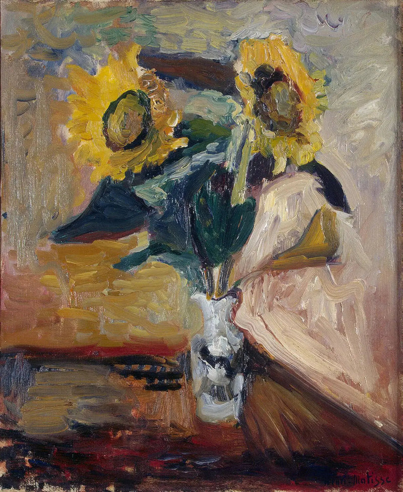 Wazon ze słonecznikami - Henri Matisse