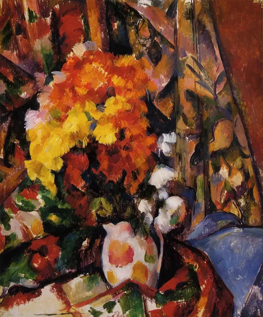 Kwiatowy wazon - Paul Cézanne