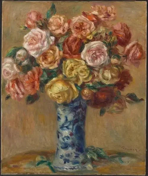 Wazon z kwiatami - Pierre-Auguste Renoir