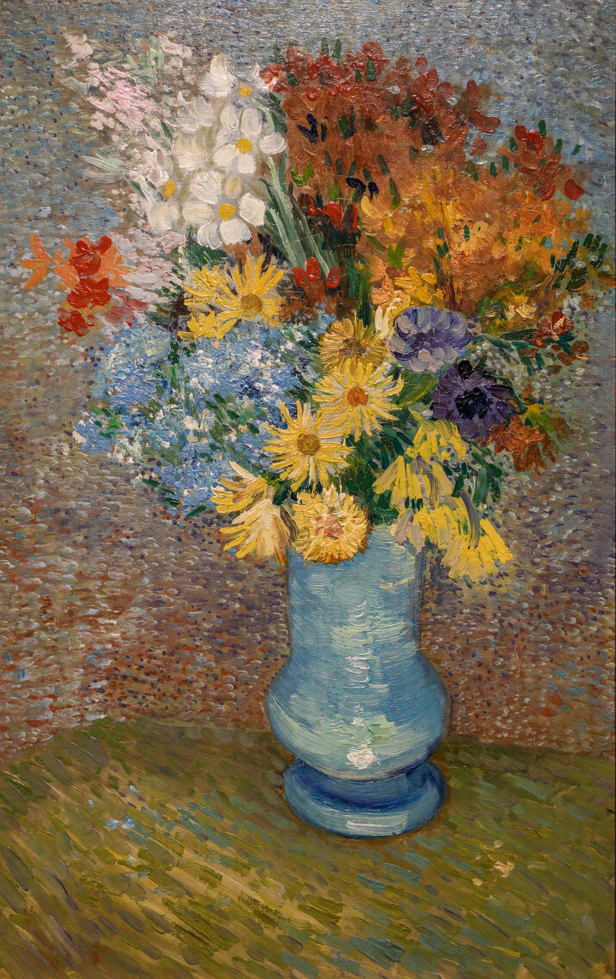 Wazon z margerytkami i zawilcami - Vincent van Gogh