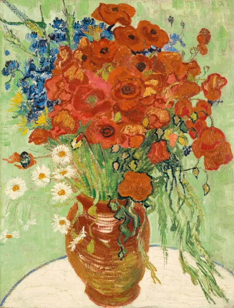 Wazon z margerytkami i makami - Vincent van Gogh