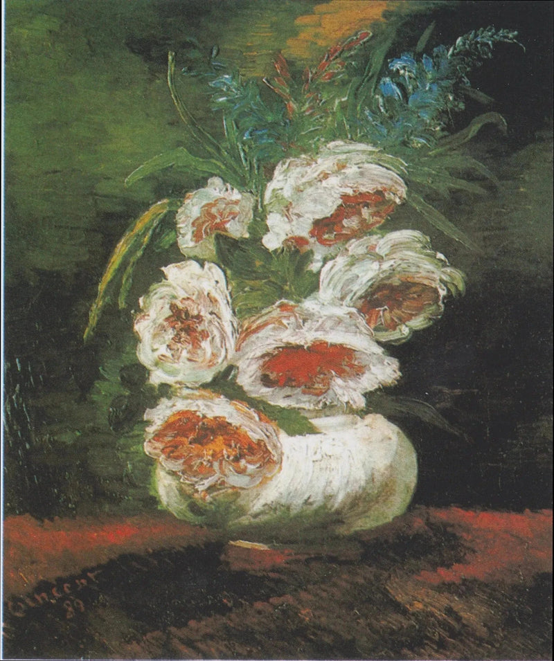 Wazon z piwoniami - Vincent van Gogh