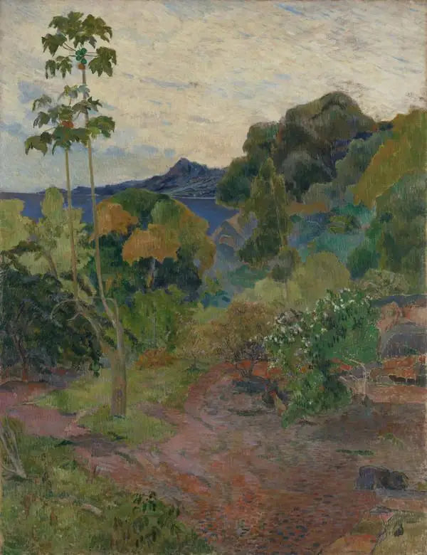 Tropikalna roślinność, Martynika - Paul Gauguin