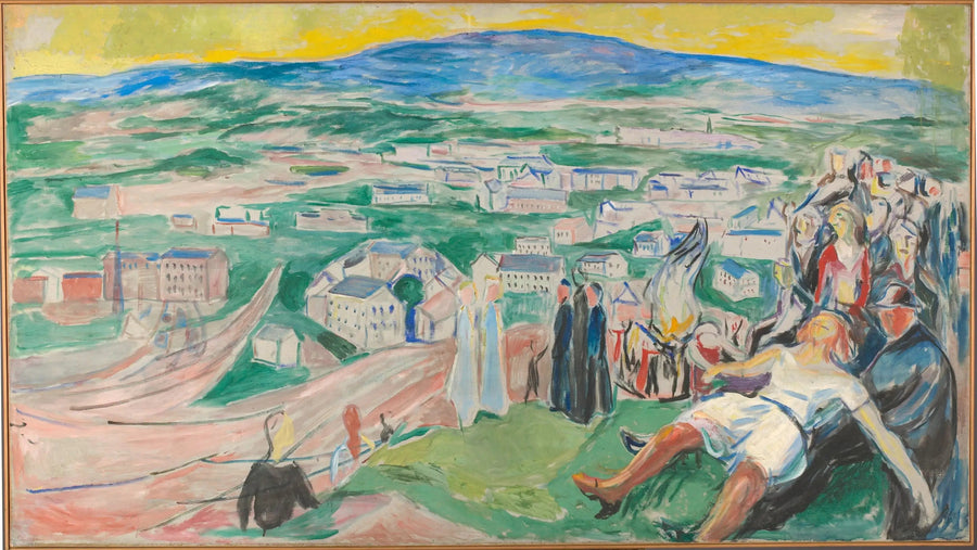 Czuwanie letniej nocy - Edvard Munch