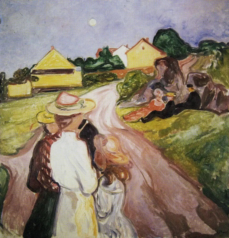 Czuwanie letniej nocy - Edvard Munch