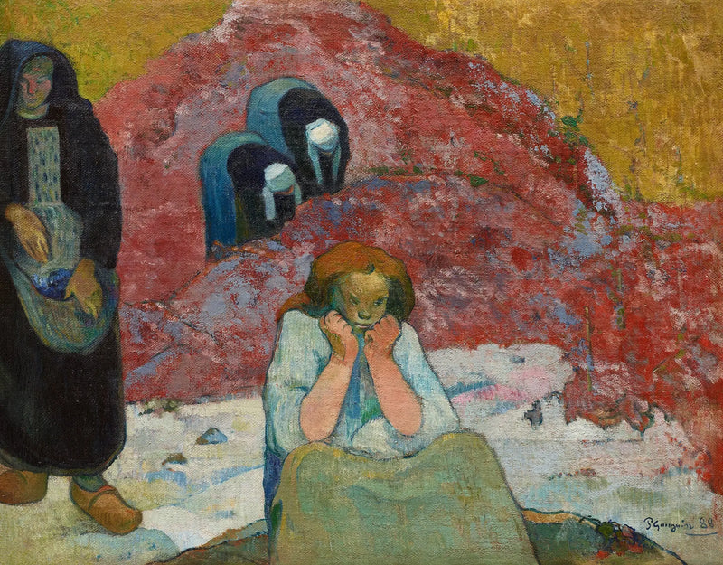 Zbiory w Arles lub Ludzkie nędze - Paul Gauguin