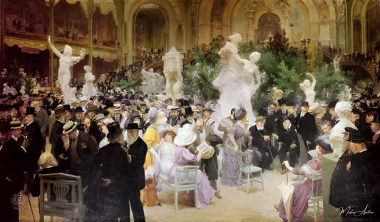 Vendredi au Salon des artistes français - Jules Grün - Reproductions de tableaux et peintures haut de gamme