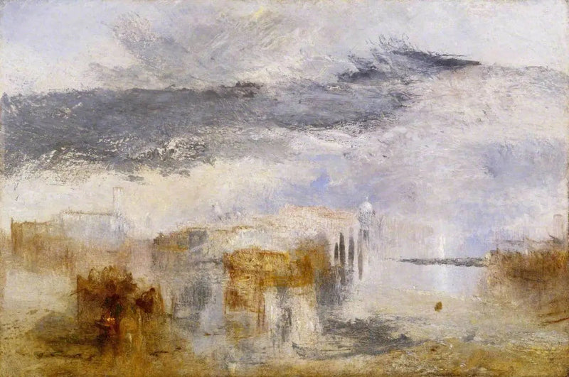 Wenecja - Zachód słońca, rybak - J. M. W. Turner