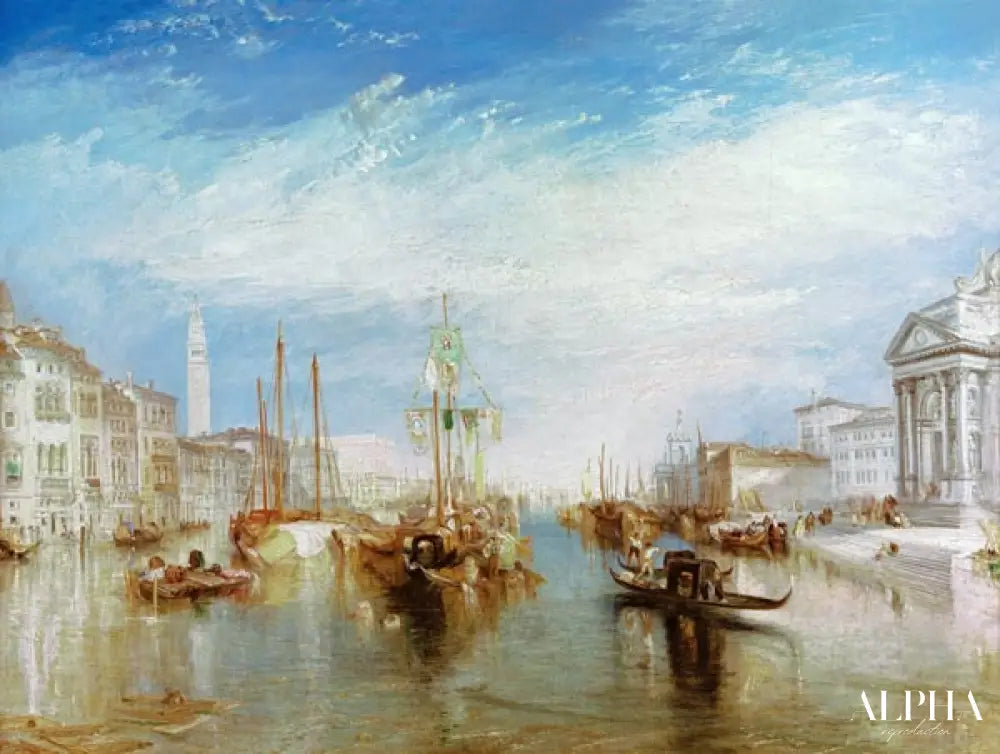 Venise Canal Grande - William Turner - Reproductions de tableaux et peintures haut de gamme