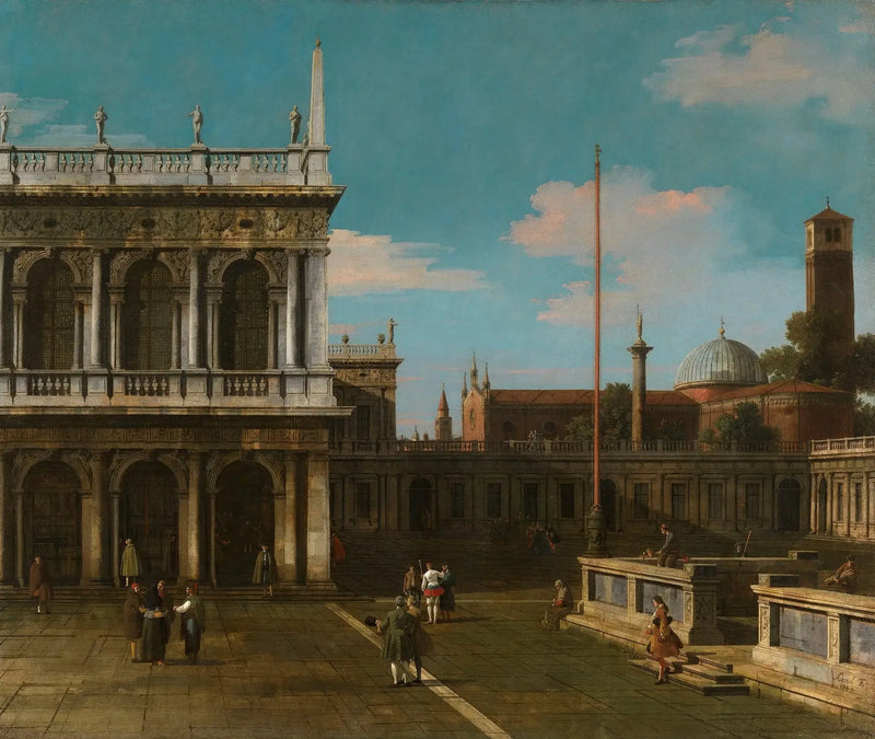 Wenecja: kaprys Piazzetta z Librerią - Canaletto