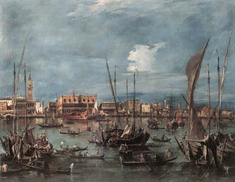 Venice z Bacino di San Marco - Francesco Guardi