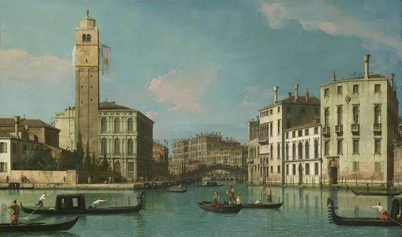 Wenecja: Ujście kanału Cannaregio - Canaletto