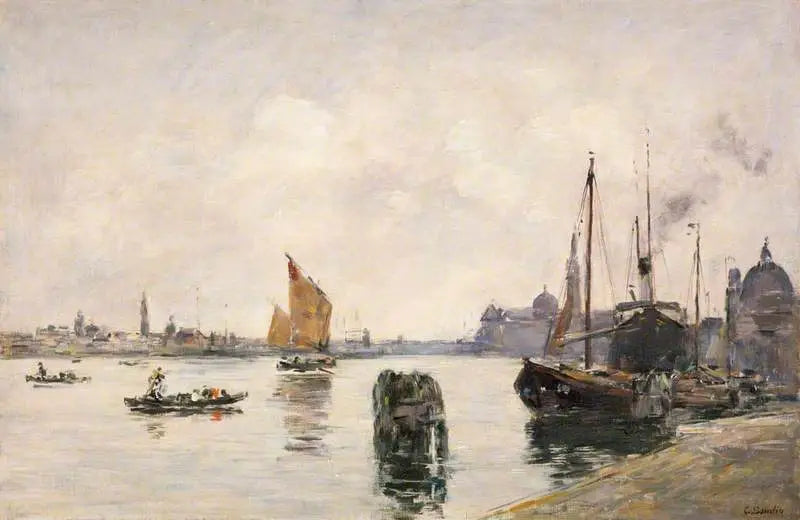 Wenecja - Eugène Boudin