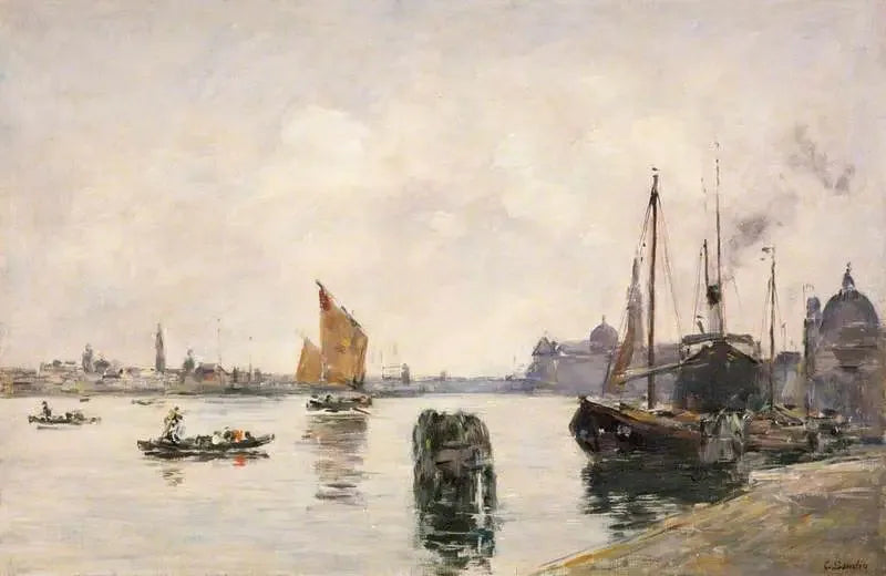 Wenecja - Eugène Boudin