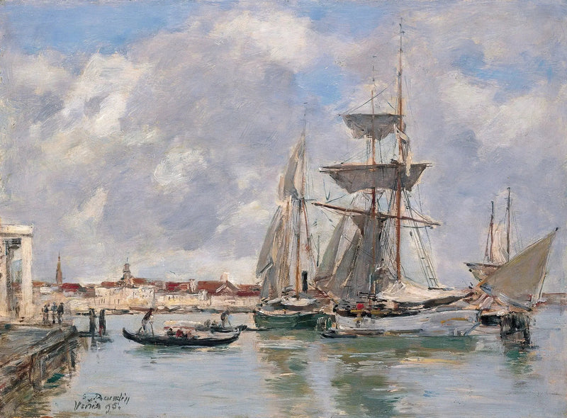 Wenecja. Wielki Kanał - Eugène Boudin