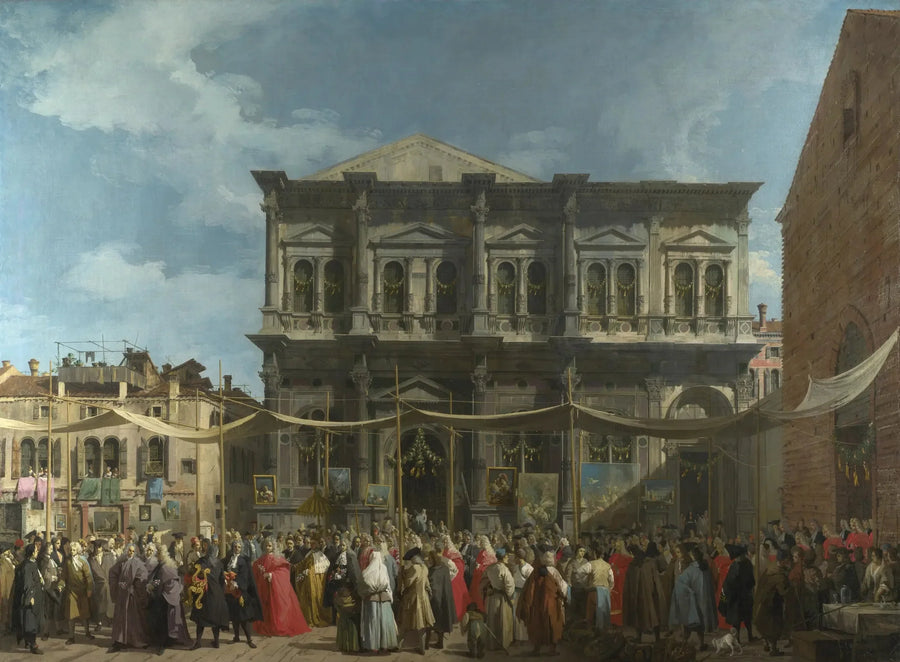 Wenecja: Dzień Świętego Rocha - Canaletto