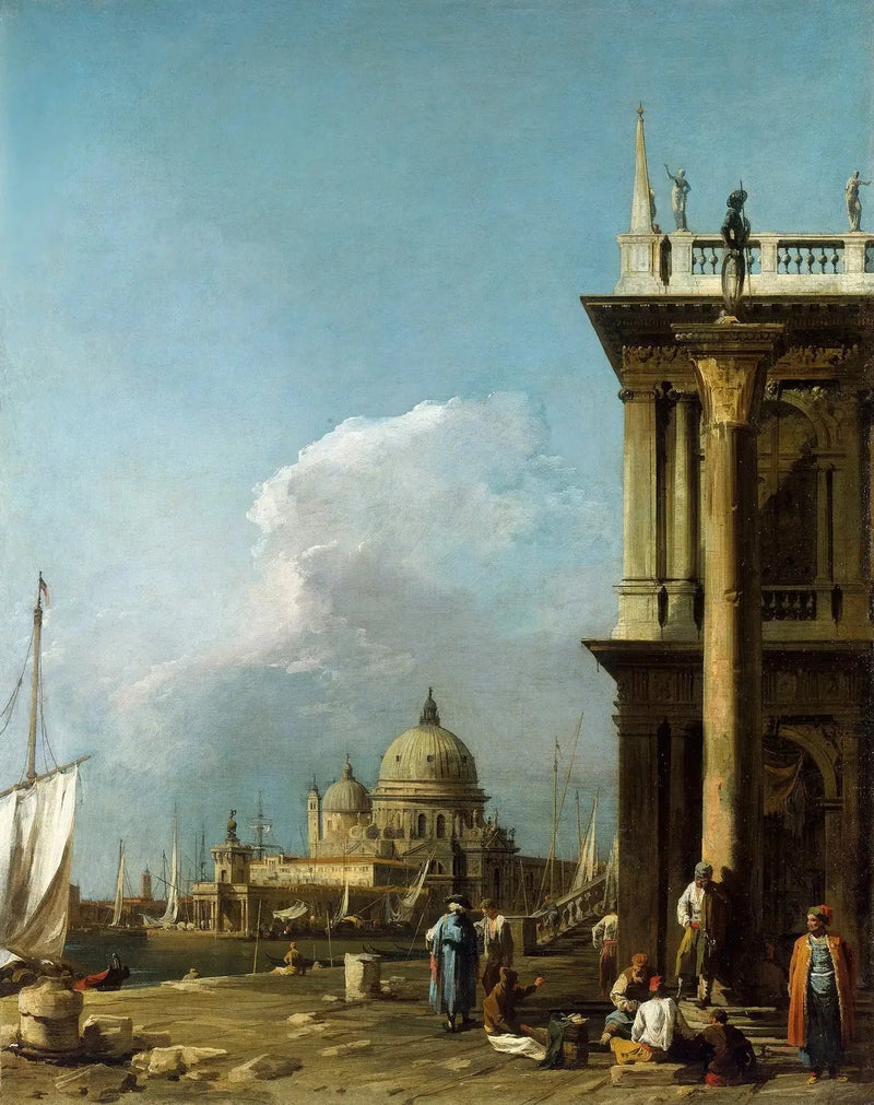 Wenecja: Piazzetta w kierunku Santa Maria della Salute - Canaletto