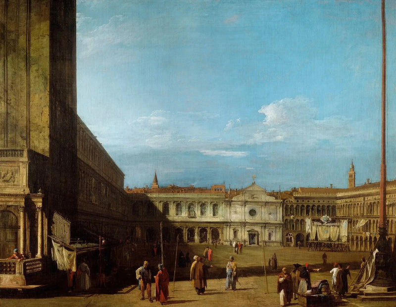 Wenecja: Plac św. Marka w kierunku San Geminiano - Canaletto